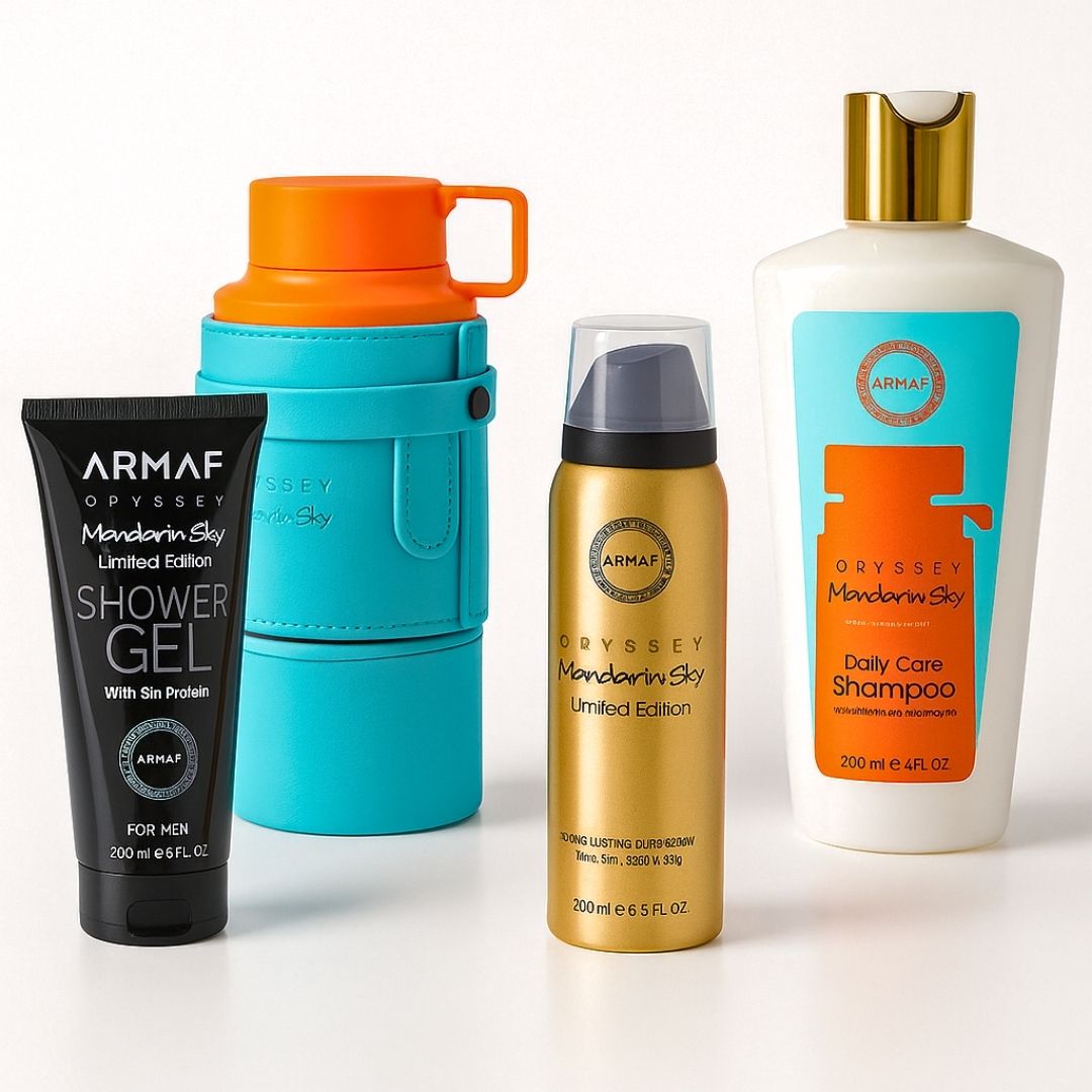 Armaf Odyssey Mandarin Sky For Men Set 4 Piezas